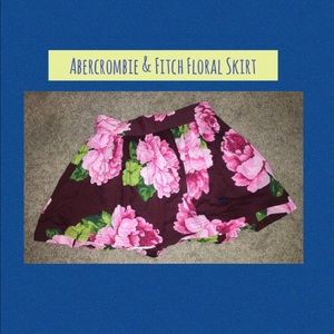 Abercrombie & Fitch Floral Skirt